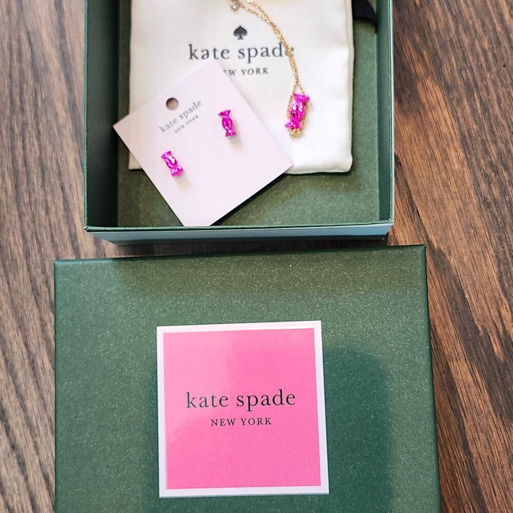 New Kate Spade candy earrings and necklace